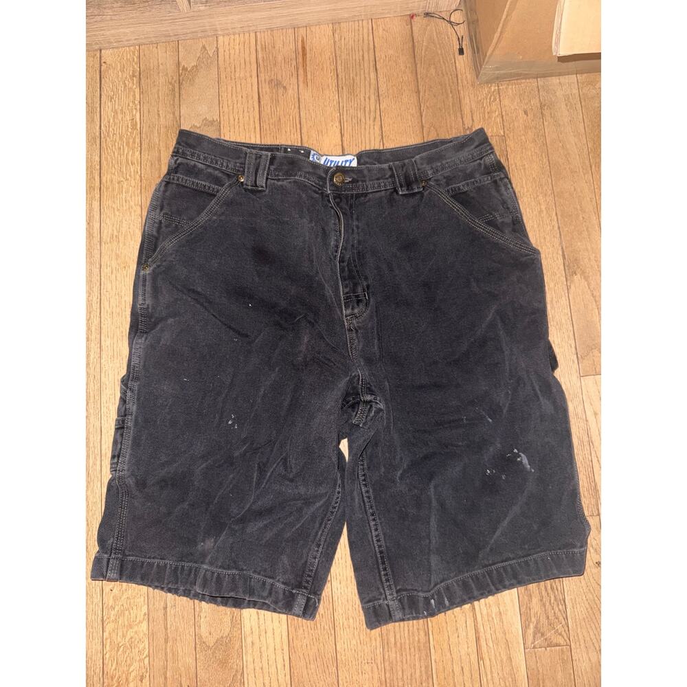 Black Utility Vintage Jorts